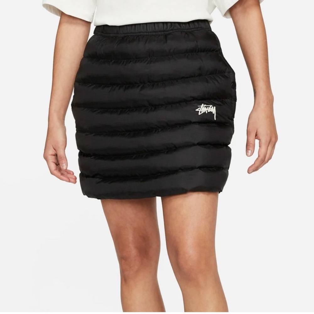 NEW Nike X Stussy Insulated Skirt in Black Size Medium